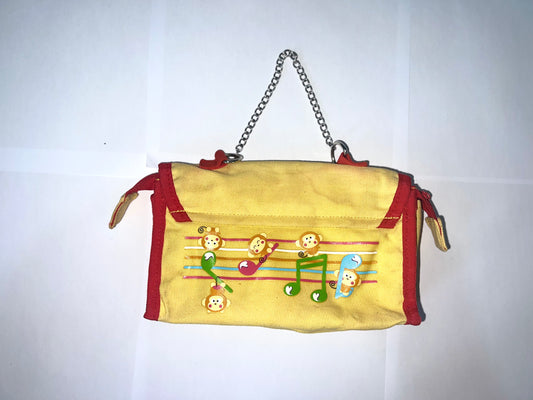 Yellow and Red Purse with Cute Straps