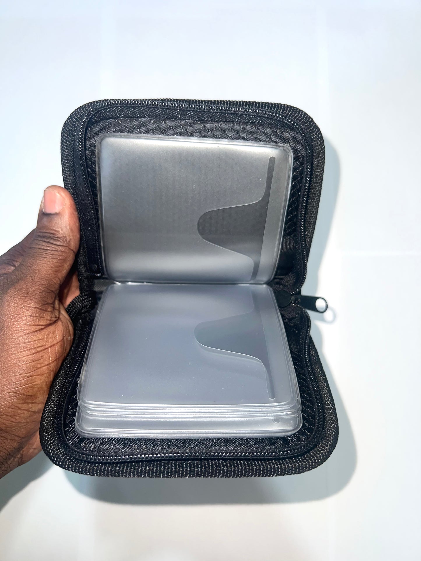 Card Holder - Black & Purple