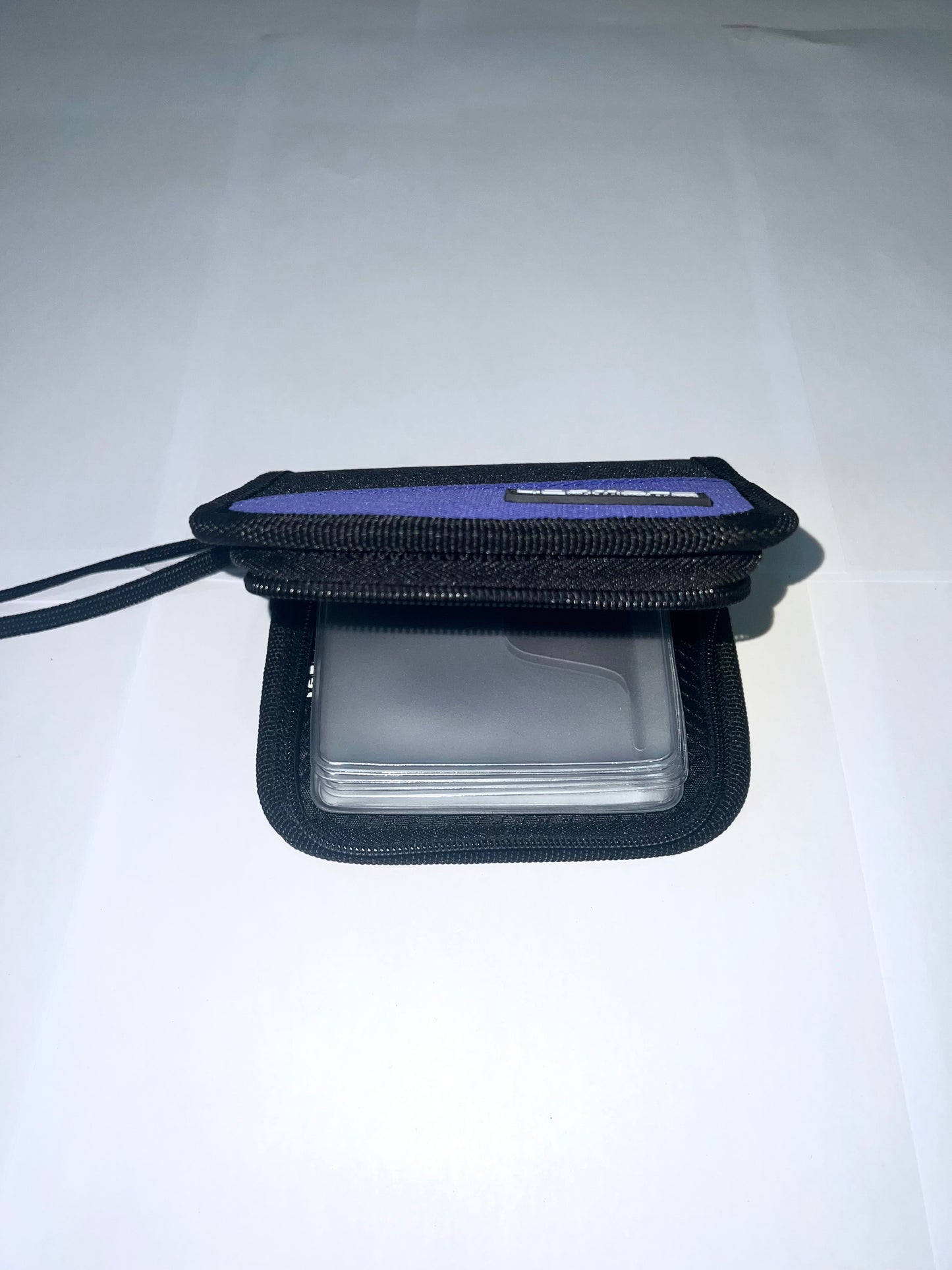Card Holder - Black & Purple