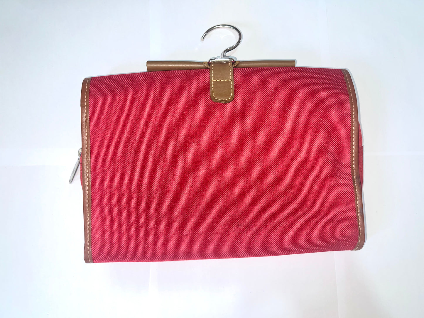 Lancel Red Travel Bag with Hanger