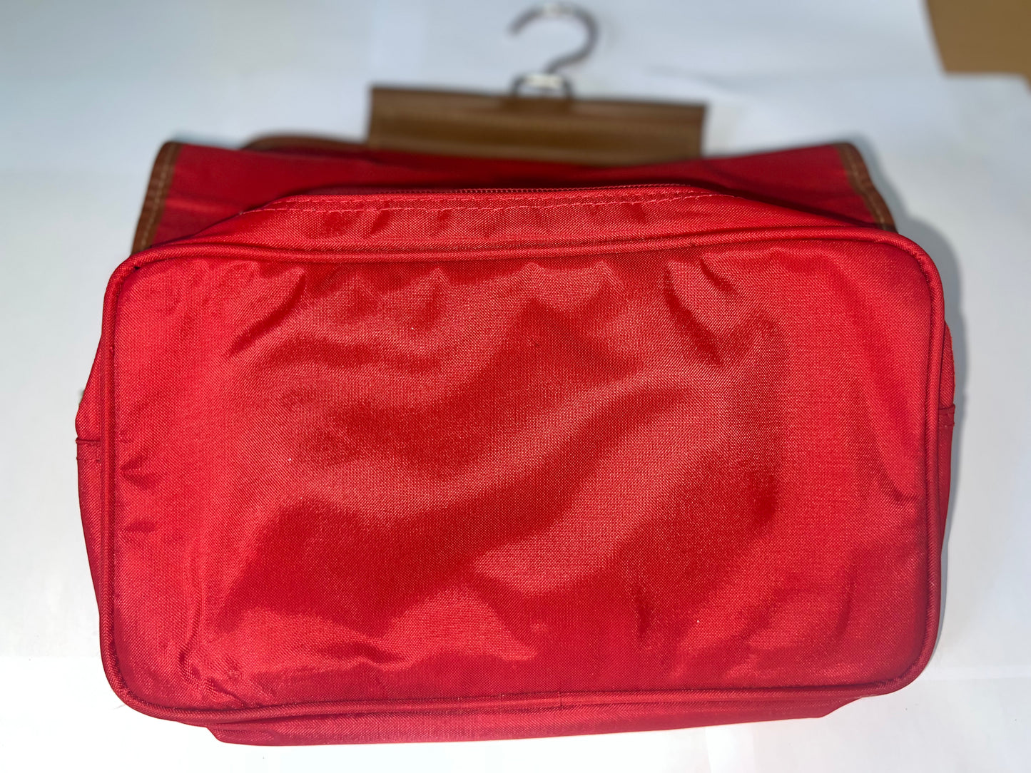 Lancel Red Travel Bag with Hanger